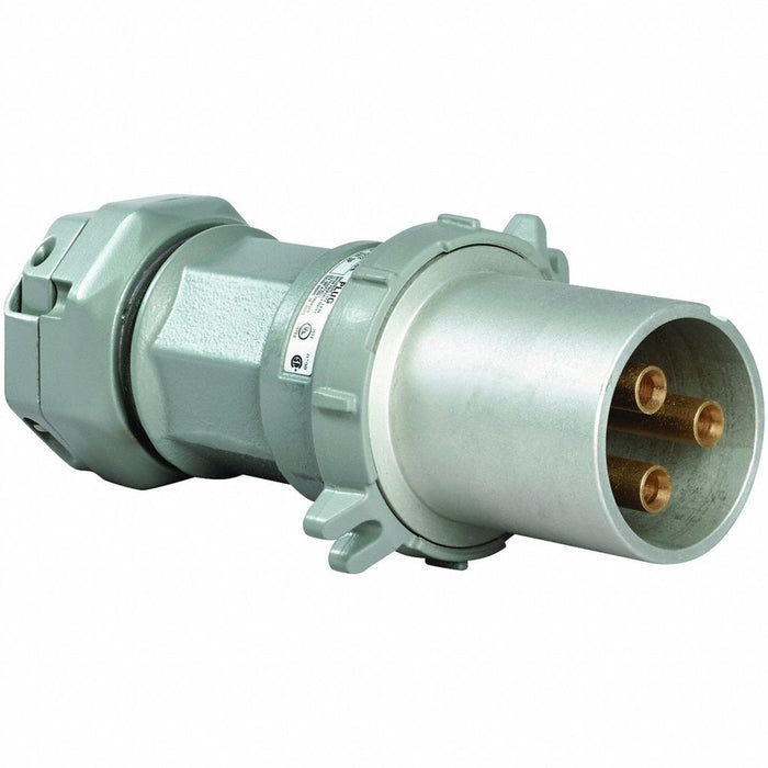 Pin and Sleeve Plug 200 A Gray 2Pl