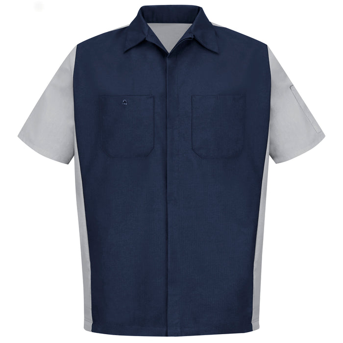 Men's Short Sleeve Two-Tone Crew Shirt