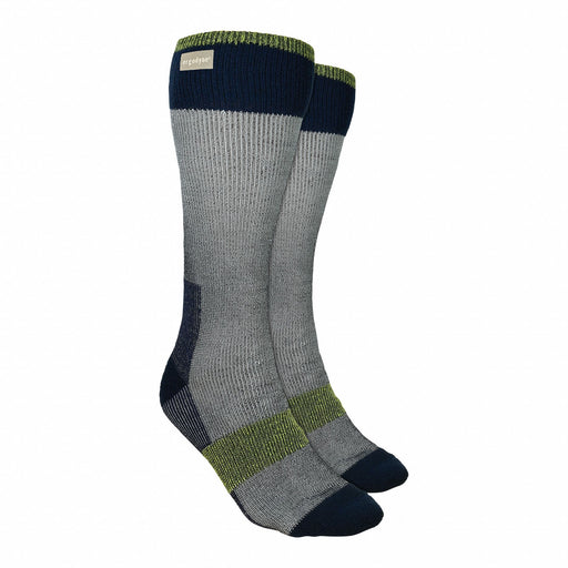 Socks Navy OvertheCalf Unisex 11To14 PR