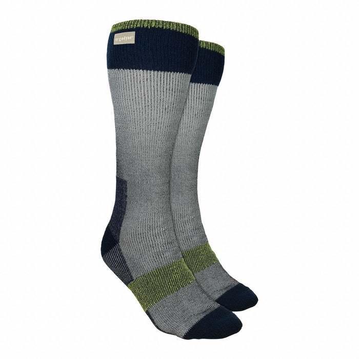Socks Navy OvertheCalf Unisex 11To14 PR