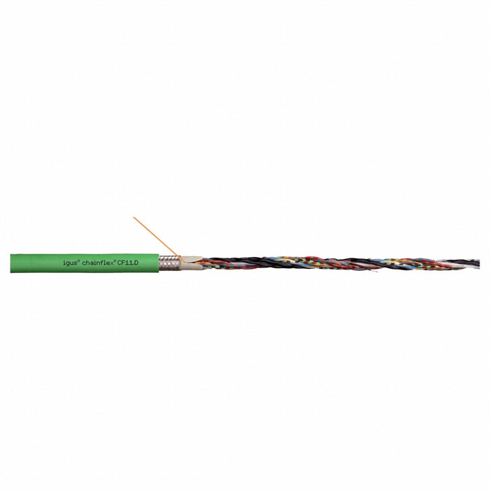 Data Cable 24 AWG Blue TPR 300 V
