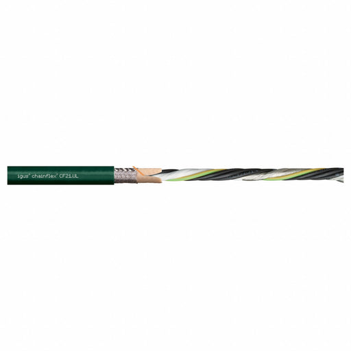 ServoMotorCable Green 0.83in-OD 1000V