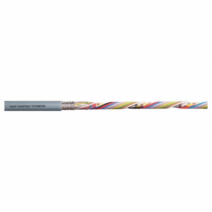 Data Cable 24 AWG Gray PUR 300 V