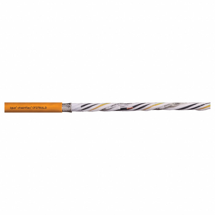 VFDServoMotorCable Orange 1in-OD 1000V