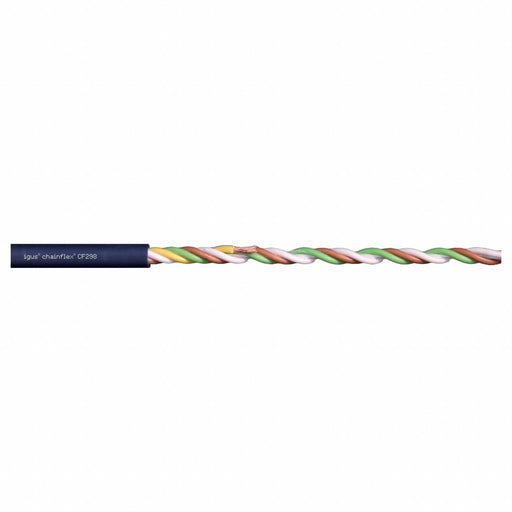 Data Cable 24 AWG Blue TPR 300 V