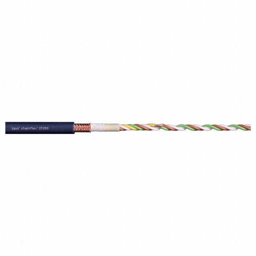 Data Cable 26 AWG Blue TPR 300 V