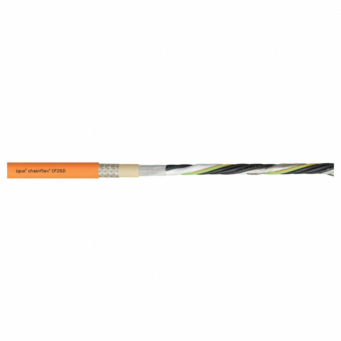 ServoMotorCable Orange 0.55in-OD 1000V