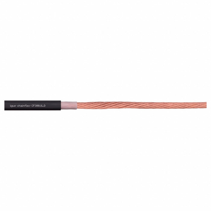 Motor Cable 4 AWG Black TPR 1000 V