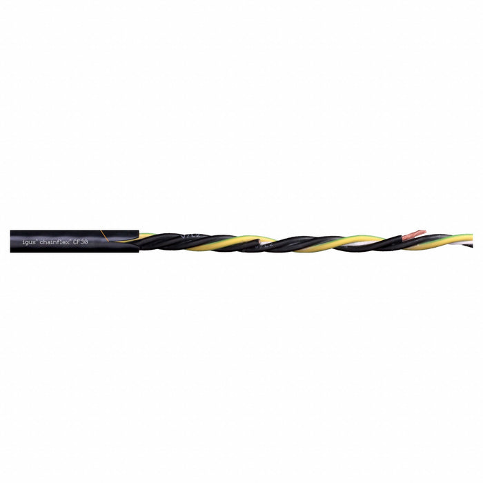Motor Cable 6 AWG Black PVC 1000 V