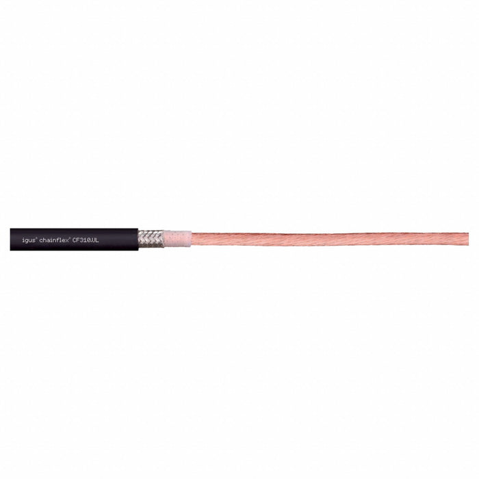 Motor Cable 14 AWG Black TPR 1000 V