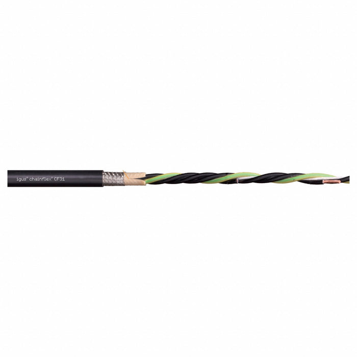 Motor Cable 2/0 AWG Black PVC 1000 V