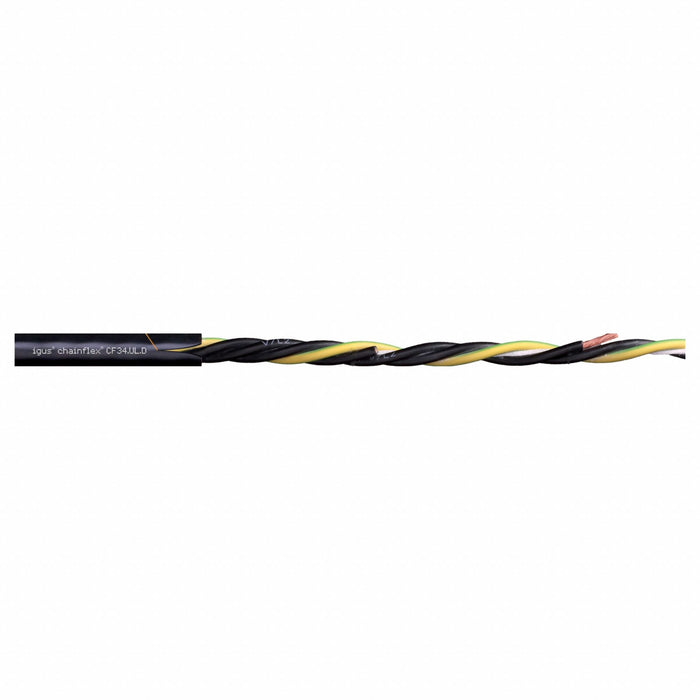 Motor Cable 8 AWG Black TPR 1000 V