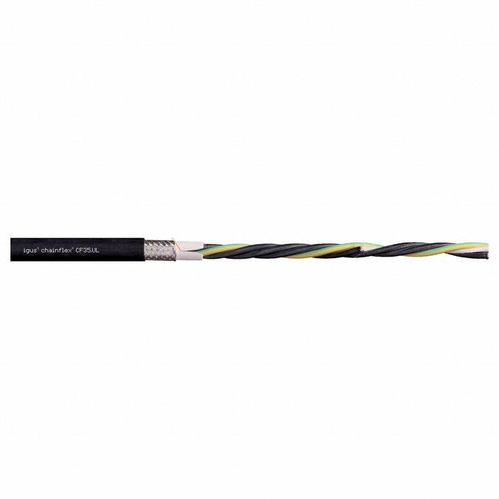 Motor Cable 20 AWG Black TPR 1000 V