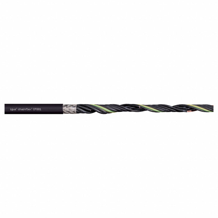 Control Cable 16 AWG Black PVC 300 V