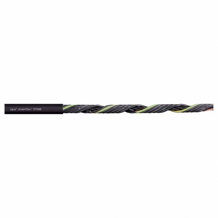 Control Cable 16 AWG Black PUR 600 V