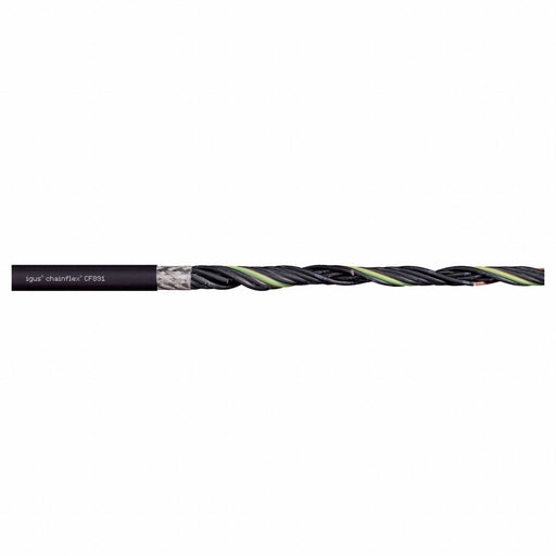 Control Cable 14 AWG Black PUR 600 V