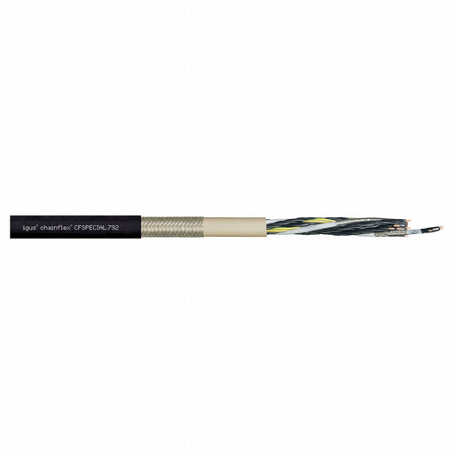 Hybrid Cable Black 1 in - OD 600 V