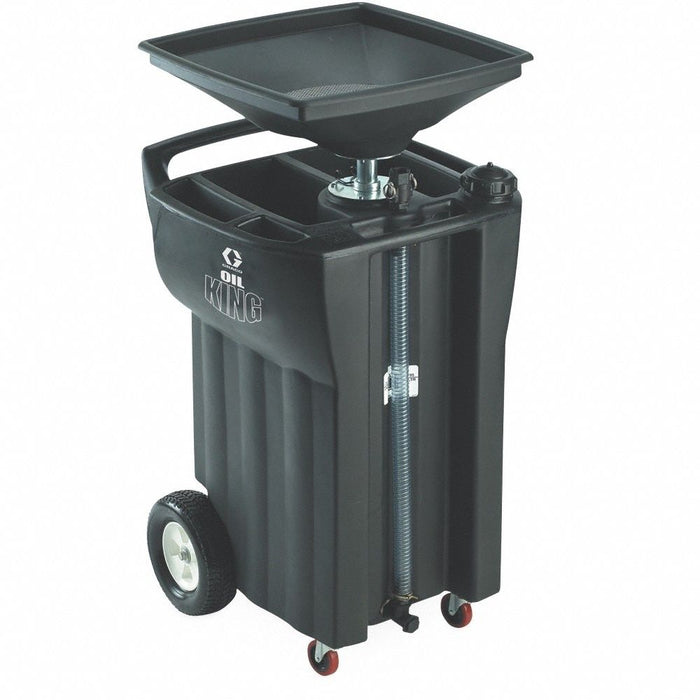 Oil Drain 25 gal Black Polymer