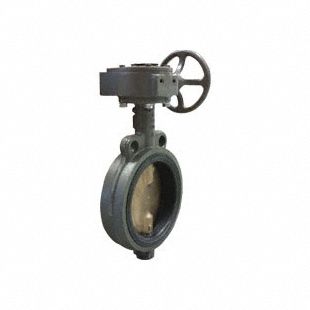 Butterfly Valve Wafer 8 In CI EPDM Gear