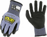 Knit Gloves 14.5 in L Gray 8 lb