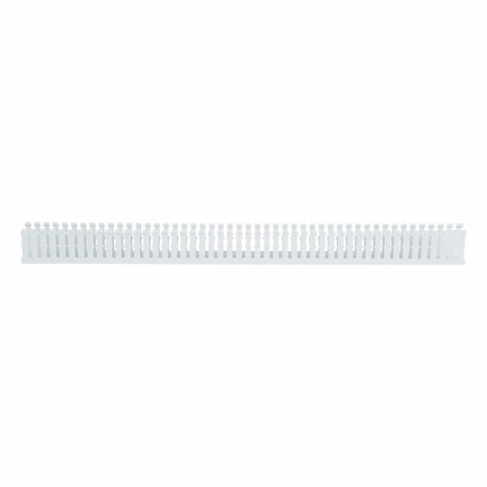 Wire Duct Narrow Slot White 1.26 W x 2 D