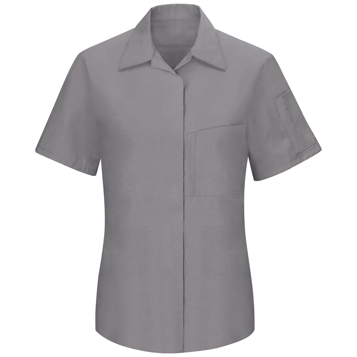 Women's Short Sleeve Performance Plus Shop Shirt with OilBlok Technology