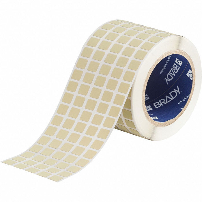 Pre-Cut Label Stock Roll Yellow Matte