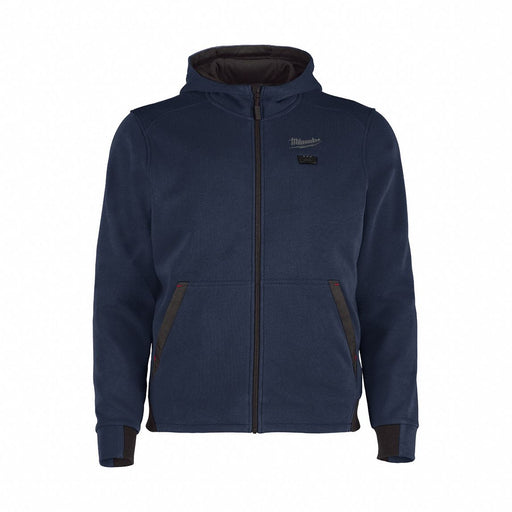 Heated Hoodie XL Zipper Blue Blue