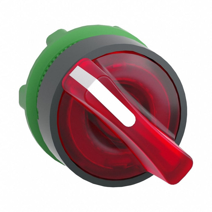 ShortHandSelectSwtch Illum Red 2Pos 22mm