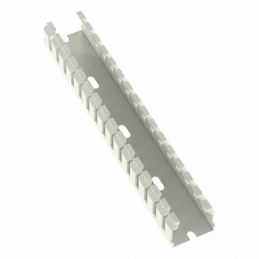 WIRE DUCT NARROW SLOT WHITE 1.26 W X 1 D