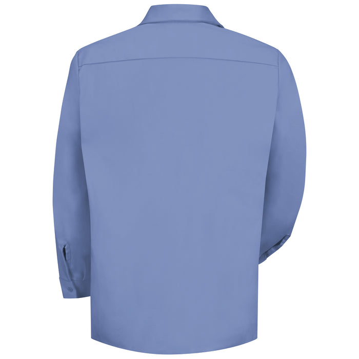 Men's Long Sleeve Wrinkle-Resistant Cotton Work Shirt
