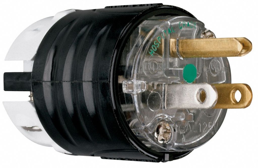 Straight Blade Plug 15 A