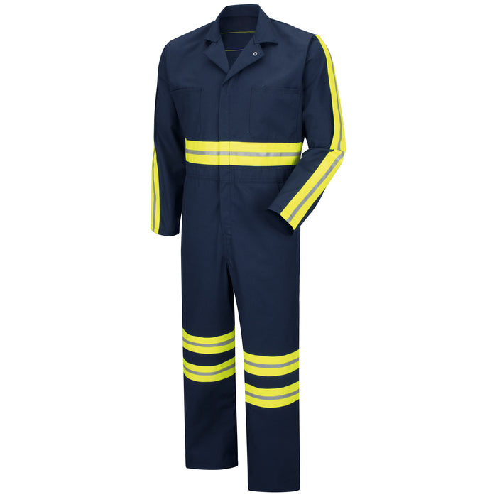 Twill Action Back Coverall with Chest Pockets