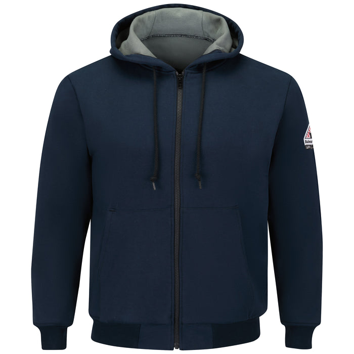 Men's Thermal Lined Zip-Front Hooded Sweatshirt