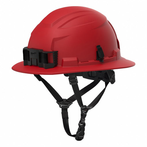 RED FULL BRIM HELMET CLASS E