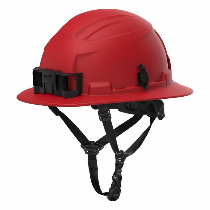 RED FULL BRIM HELMET CLASS E