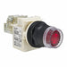 Extended Push Button Red LED 30mm