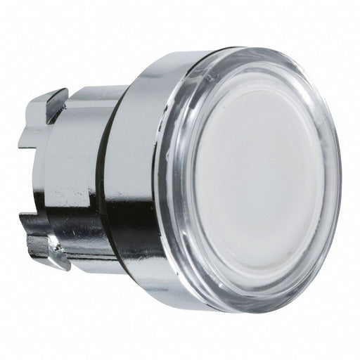 Flush Push Button White No Lamp 22mm