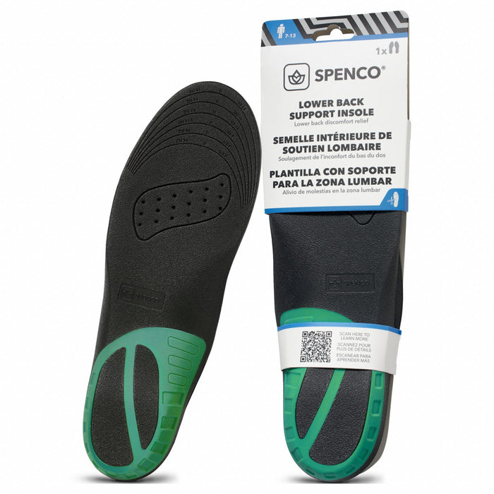 Insole Green and Black Size Men 7-13 PR