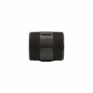 Pipe Nipple PP Black 3 in NPT