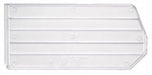 BinDivider 14inL Plastic Clear PK6