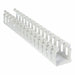 Wire Duct Wide Slot White L 6 Ft