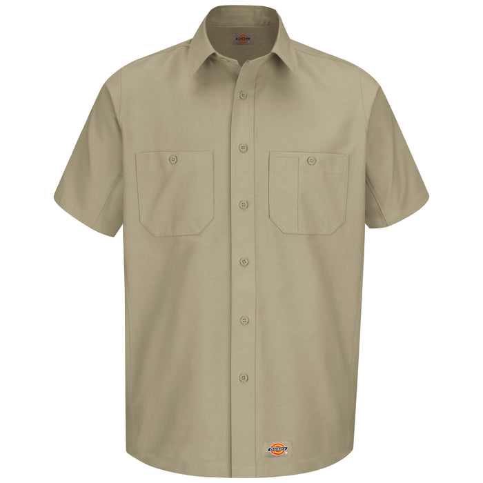 Men's Canvas Short-Sleeve Work Shirt