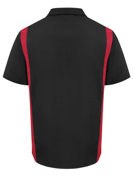 Men's Industrial Color Block Short-Sleeve Shirt