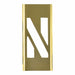 Individual Stencil Letter Brass