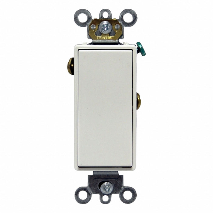Wall Switch White 15 A Single Pole 2 hp