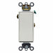 Wall Switch White 15 A Single Pole 2 hp