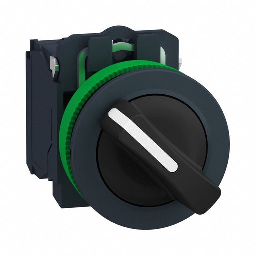 Selector Switch 2 Pos 30 mm Black