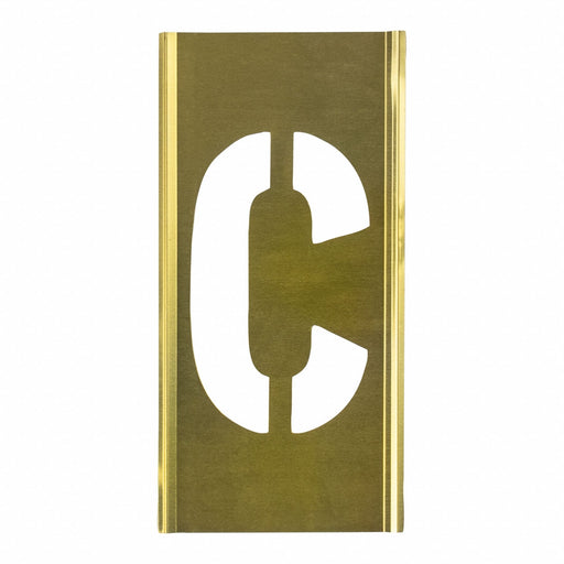 Individual Stencil Letter Brass