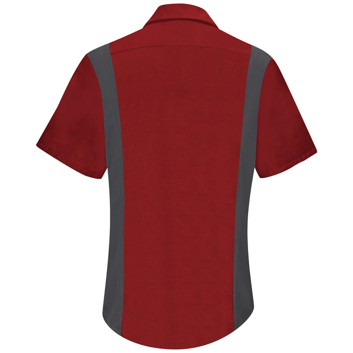 Women's Short Sleeve Performance Plus Shop Shirt with OilBlok Technology